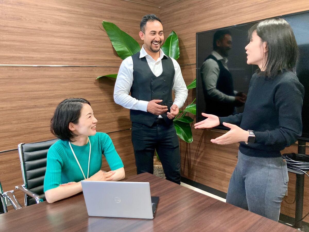 Consulting session with a client team